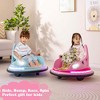 Costway 12V Kids Electric Ride On Bumper Car Battery Powered Bumper Car with Remote Control Pink/Red/Purple/Navy - 2 of 4