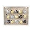 Craftoutlet.Com 0.5 Inch Mini Glass Ball Ornament Set Christmas Tree Ornament Sets - 2 of 3