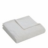 Kate Aurora Ultra Soft & Plush Ogee Damask Fleece Throw Blanket Covers - 50 in. W x 60 in. L - 4 of 4