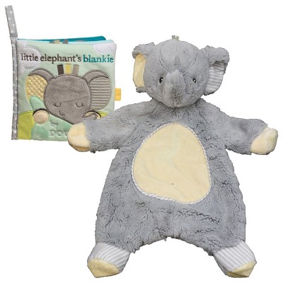 elephant sshlumpie blanket plush in gray