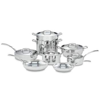 Cuisinart Advantage Pro Premium Stainless-Steel Cookware 13-Piece Set, 92-13, Size: Assorted