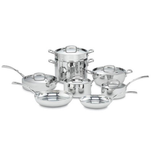 Cuisinart French Classic 13pc Stainless Steel Tri-ply Cookware Set - Fct-13  : Target