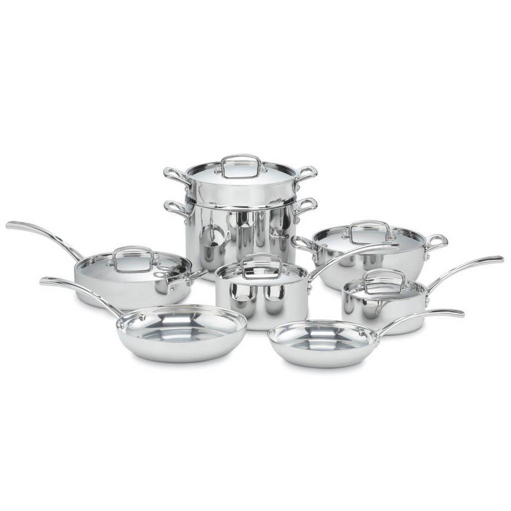 Photos - Pan Cuisinart French Classic 13pc Stainless Steel Tri-Ply Cookware Set - FCT-1 