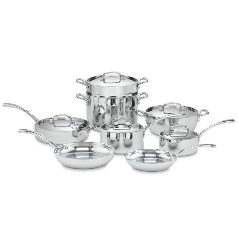 Cuisinart French Classic 13pc Stainless Steel Tri-Ply Cookware Set - FCT-13, 1 of 6