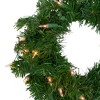 Northlight 12" Deluxe Windsor Pine Artificial Christmas Wreath - Clear Lights - 2 of 4