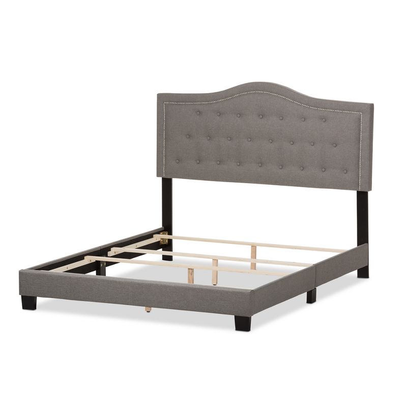 Emerson Modern and Contemporary Fabric Upholstered Bed - Baxton Studio, 4 of 10