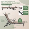 MUKE Adjustable Patio Chaise Lounge Chair with Rear Wheel, 5-Position Recliner for Pool, Beach & Garden - 2 of 4