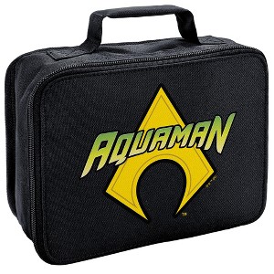 Aquaman Logo Insulated Soft Sided Lunch Box - 1 of 4