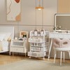 APRILSOUL Makeup Organizer with 4 Drawers, Skincare Storage, Floor Skincare Organizers with Wheels - 2 of 4