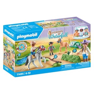 Playmobil Horses of Waterfall Pony Tournament 71495 playset 46pc - 1 of 1