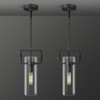 CityFurn 1-Light Cylinder Glass Pendant for Kitchen Island - 4 of 4