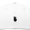 Dalix Lil Peace Sign Embroidered Cotton Cap Outdoor Dad Hat Womens - 2 of 4