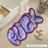LunaLulinlk Purple bubbles Colorful rugs, super soft thickened fluffy area rugs - 3 of 4