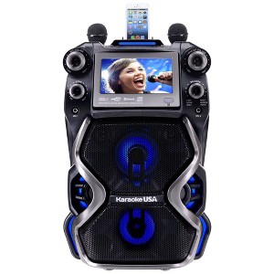 Karaoke USA Portable Professional Bluetooth CDG/MP3G Karaoke Machine (GF920) - 1 of 4