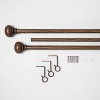 Wood Knob Curtain Rod - Threshold™ - 2 of 3