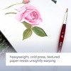 Canson Artist Series Montval Watercolor Art Book, Black Cover, Side Wire Binding, 20 Sheet, 10x7 inch, 1 Count - 3 of 4