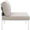 Modway Harmony Armless Outdoor Patio Aluminum Chair - 2 of 4