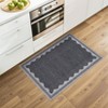 homfan Scalloped Washable Rug w/ Non-Slip Back - Modern Low-Pile Carpet for Living Room, Bedroom - 2 of 4