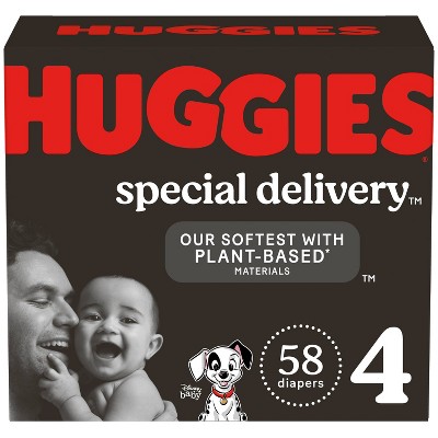 Image of Huggies Special Delivery Hypoallergenic Baby Disposable Diapers Super Pack - Size 4 - 58ct