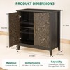 Sideboard Buffet Cabinet with Storage, 32" Coffee Bar Cabinet with Adjustable Shelf, Kitchen Cabinet for Living Room, Entryway - 2 of 4