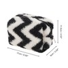 Unique Bargains Durable Stripes Makeup Bag 1 Pc - 2 of 3