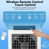 Portable 3000 CFM Evap Cooler w/ Remote, 3 Speeds, 12h Timer, 10.3 Gal Tank - Indoor/Outdoor Use for Bedroom, Garage, Patio - 4 of 4