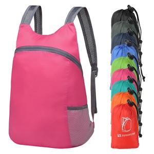 Unique Bargains Camping Cycling Outdoor Ultra Lightweight Foldable Water-Repellent Backpack 20L - 1 of 4