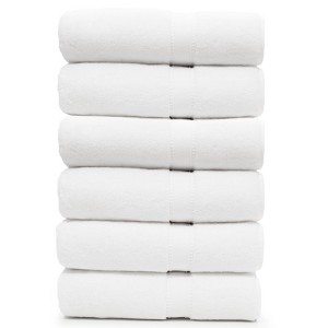Linum Home Textiles 100% Turkish Cotton Sinemis Terry Bath Towels (Set of 6) - 1 of 3