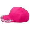 Women's Breast Cancer Awareness Crystal Bling Baseball Cap - 3 of 4