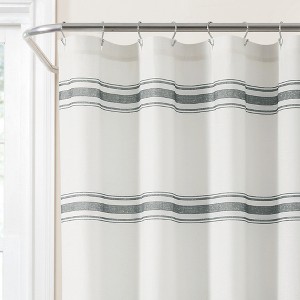 Homestead Stripe Shower Curtain - 1 of 4