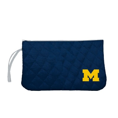 NCAA Michigan Wolverines Quilted Wristlet