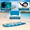 Surfboard  Lightweight Bodyboard  W/Wrist Leash Fin EPS Core for Kids & Adults - 3 of 4