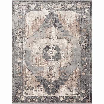 Mark & Day Bowen Woven Indoor Area Rugs Charcoal Gray