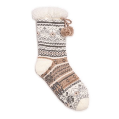 MUK LUKS Women's Tall Cabin Sox (1 Pair Pack)