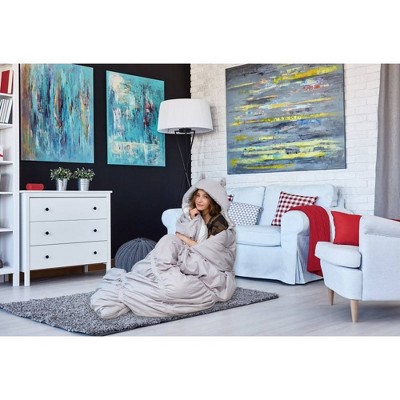 32"x75" Frankie Sleeping Bag Gray - Chic Home Design