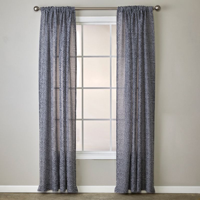 SKL Home Soft Swirl Window Curtains, 3 of 10