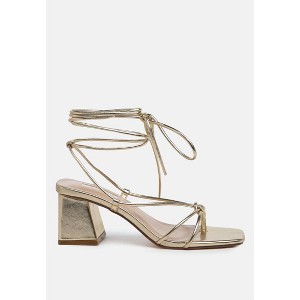 Spruce Dessert Block Heel Tie UP - 1 of 4