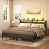 Aheaplus Platform Bed Frame with Charged Station and LED Lights - 4 of 4