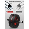 Paaaawaters Abdomen Wheel Roller Home Gym Roller Core Exercise Non-Slip Fitness Training Sports Equipment - 2 of 4