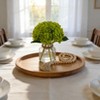 Hydrangea Artificial Flowers in Vase, Real Touch Faux Hydrangea with Faux Water for Home Office Wedding Decor,Green. - 2 of 4