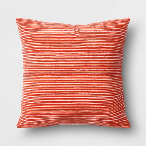 Red striped outdoor pillows new arrivals