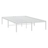 vidaXL Metal Bed Frame White 53.1 in.x74.8 in. - 4 of 4