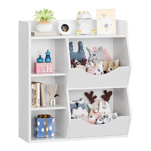 ODK Toy Storage Shelf, Bookshelf for Storing Books and Toys, Suitable for Both Boys and Girls, Multi-Tier Bookshelf Suitable for Game Rooms - 1 of 4