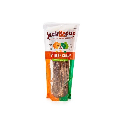 Jack & Pup Beef Jerky Dog Treats - 6pk