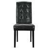 Modway Perdure Dining Side Chair Black: Vinyl Upholstered Parsons Style, Wood Frame, 285 lb Capacity - 2 of 4