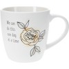 Pavilion Gift Company - One Day at a Time - 17 oz Cup with Coaster Lid - Drinkware - 4 of 4