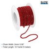 Unique Bargains DIY Clothing Decoration Crystal Rhinestone Sew on Close Claw Chain Trim - 2 of 4