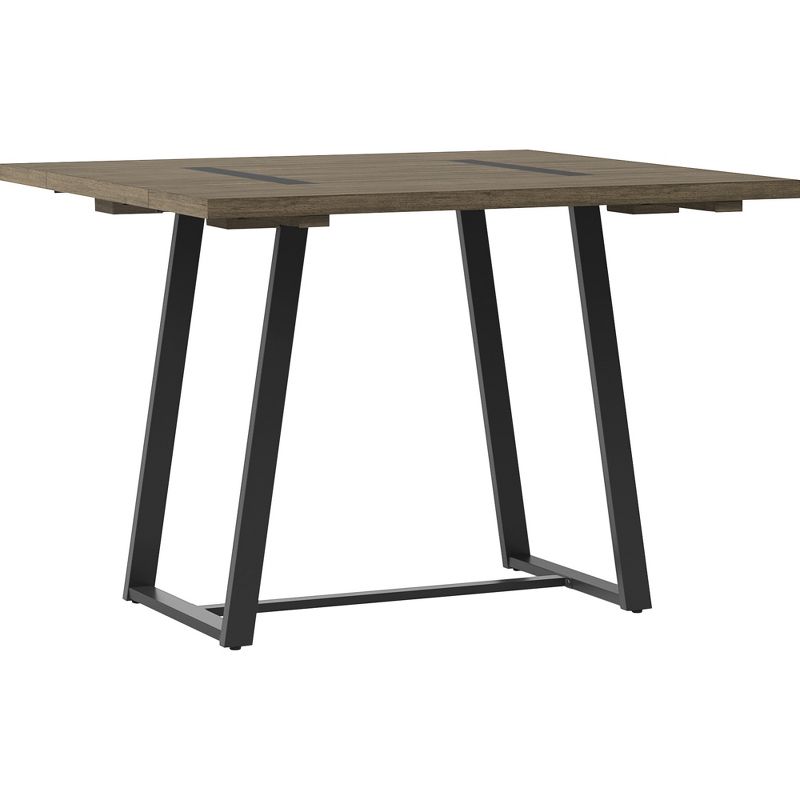 Brimfield Metal Base Extendable Dining Table Brown - Threshold&#8482;, 4 of 7