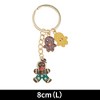 Unique Bargains Christmas Keychain Double Ring Zinc Alloy Colorful 3.15" 1 Pc - 2 of 4