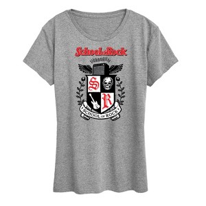 Women's - School of Rock - School Crest Short Sleeve Graphic T-Shirt - 1 of 4